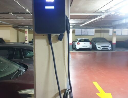 Instalación de Punto de Recarga V2C en garaje comunitario (Valladolid)